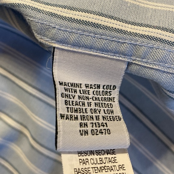 L L Bean Mens Short Sleeve Size XL-Reg Button Down - Picture 7 of 8